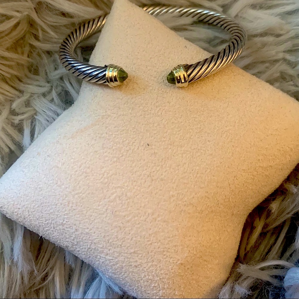 David Yurman Peridot 5mm Cable Classics Bracelet